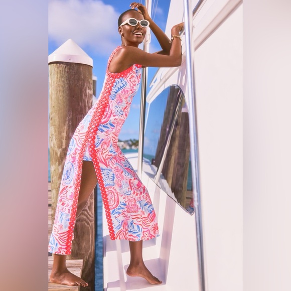 NWT LILLY PULITZER Sadie Maxi Romper - Picture 2 of 7